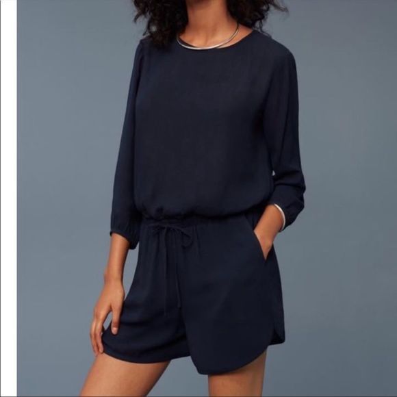 Aritzia Babaton Keagan Romper Cream - Picture 3 of 15